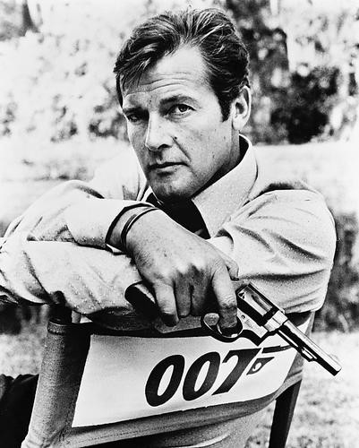 This is an image of 170506 Roger Moore Photograph & Poster
