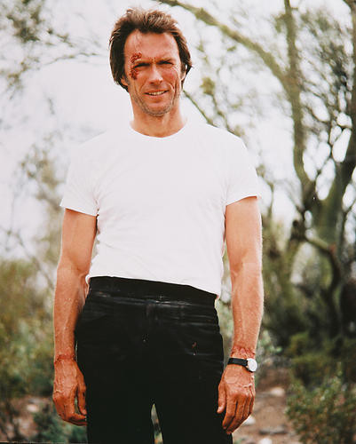 This is an image of 246016 Clint Eastwood Photograph & Poster