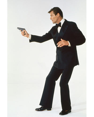This is an image of 255389 Roger Moore Photograph & Poster