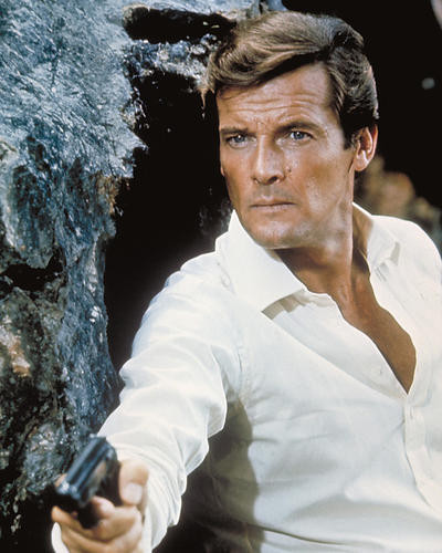 This is an image of 256011 Roger Moore Photograph & Poster