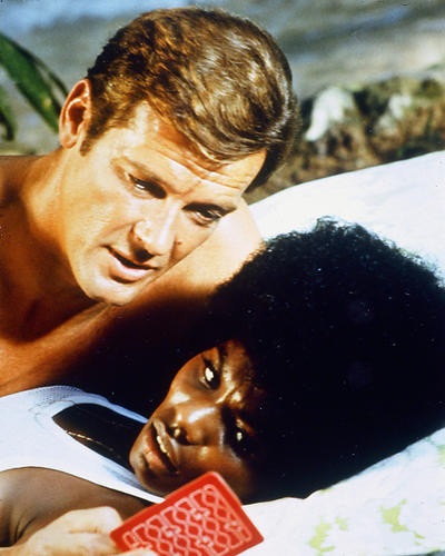 This is an image of 259099 Roger Moore Photograph & Poster