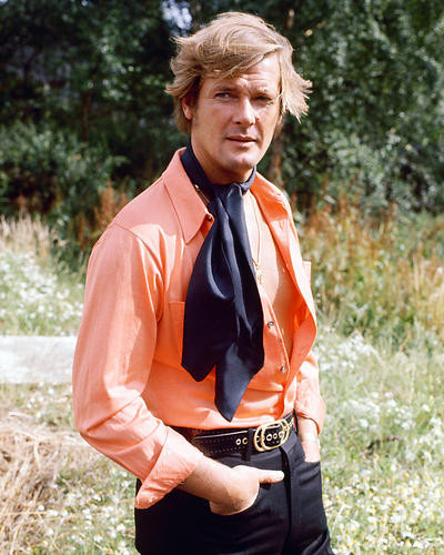This is an image of 267021 Roger Moore Photograph & Poster
