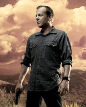 This is an image of 269869 Kiefer Sutherland Photograph & Poster