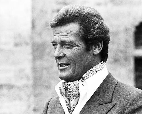 This is an image of 179885 Roger Moore Photograph & Poster