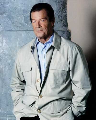 This is an image of 283842 Roger Moore Photograph & Poster
