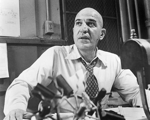 This is an image of 193940 Telly Savalas Photograph & Poster