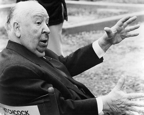 This is an image of 194013 Alfred Hitchcock Photograph & Poster
