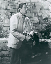 This is an image of 190135 Tyrone Power Photograph & Poster