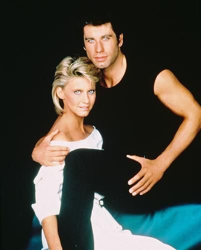 This is an image of 220143 Olivia Newton-John & John Travolta Photograph & Poster