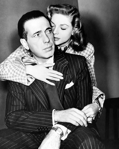 This is an image of 187703 Humphrey Bogart and Lauren Bacall Photograph & Poster