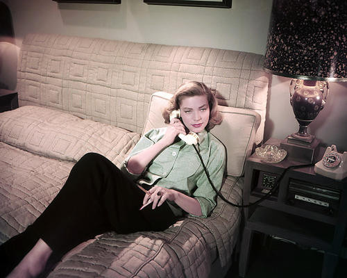 This is an image of Premium Photograph & Poster of Lauren Bacall 296644