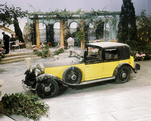 This is an image of Premium Photograph & Poster of The Yellow-Rolls Royce 294848