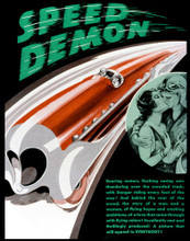 This is an image of Vintage Reproduction of Speed Demon 297318