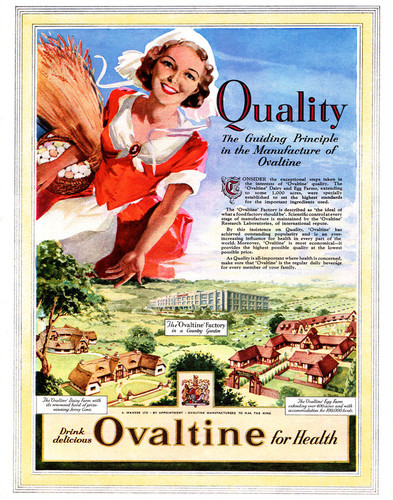This is an image of Vintage Reproduction of Ovaltine 297336