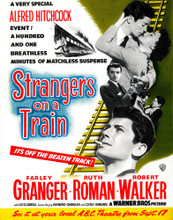 This is an image of Vintage Reproduction of Strangers on a Train 297384