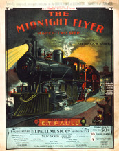 This is an image of Vintage Reproduction of Midnight Flyer 297392