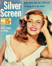This is an image of Vintage Reproduction of Rita Hayworth 297394