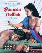 This is an image of Vintage Reproduction of Samson and Delilah 297001