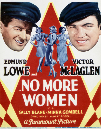 This is an image of Vintage Reproduction of No More Women 296958