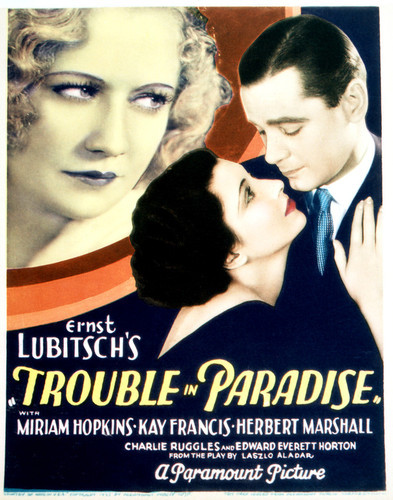 This is an image of Vintage Reproduction of Trouble in Paradise 296977