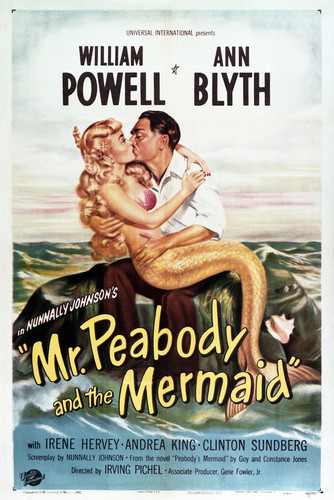 This is an image of Vintage Reproduction of Mr. Peabody and the Mermaid 294965