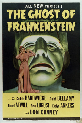 This is an image of Vintage Reproduction of The Ghost of Frankenstein 294996