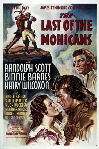 This is an image of Vintage Reproduction of The Last of the Mohicans 294999