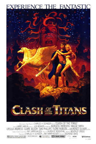 This is an image of Vintage Reproduction of Clash of the Titans 295176