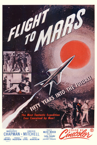This is an image of Vintage Reproduction of Flight to Mars 295357
