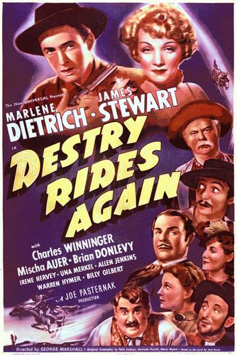 This is an image of Vintage Reproduction of Destry Rides Again 295382