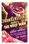 This is an image of Vintage Reproduction of Frankenstein Meets the Wolf Man 295386