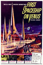 This is an image of Vintage Reproduction of First Spaceship on Venus 295394