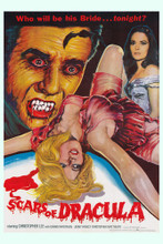 This is an image of Vintage Reproduction of Scars of Dracula 295092