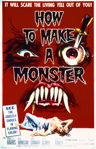 This is an image of Vintage Reproduction of How to Make a Monster 295282