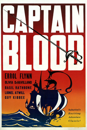 This is an image of Vintage Reproduction of Captain Blood 295853