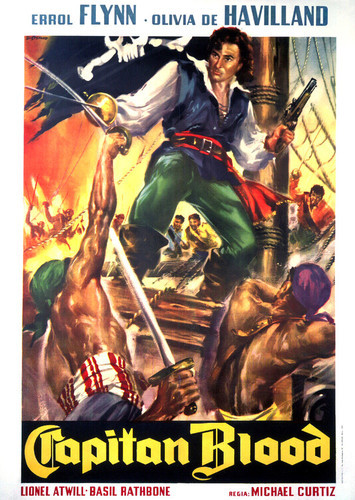 This is an image of Vintage Reproduction of Captain Blood 295855