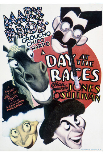 This is an image of Vintage Reproduction of A Day at the Races 296384