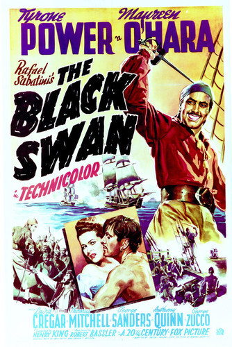 This is an image of Vintage Reproduction of The Black Swan 296495