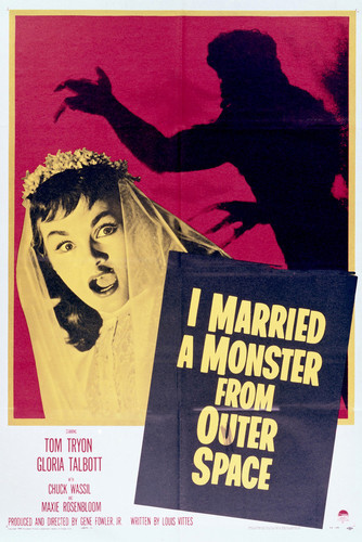 This is an image of Vintage Reproduction of I Married a Monster from Outer Space 296516