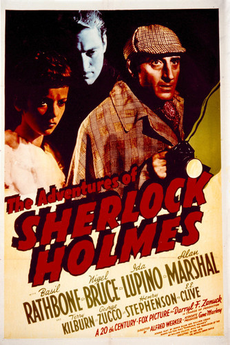 This is an image of Vintage Reproduction of The Adventures of Sherlock Holmes 1939 297045