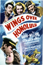 This is an image of Vintage Reproduction of Wings over Honolulu 297054