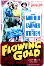 This is an image of Vintage Reproduction of Flowing Gold 296949