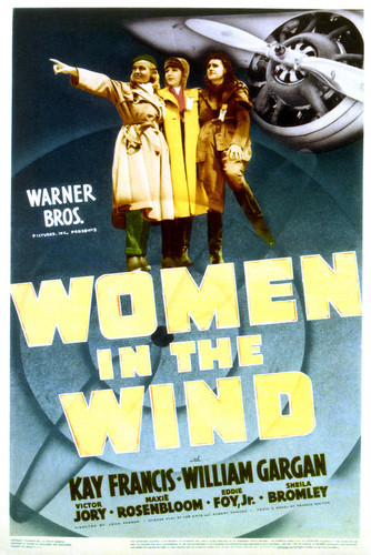 This is an image of Vintage Reproduction of Women in the Wind 297092