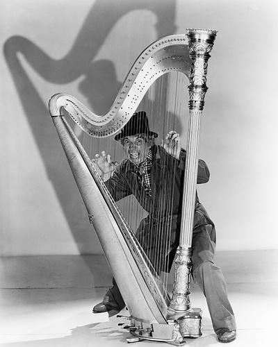 This is an image of Photograph & Poster of Harpo Marx 196119