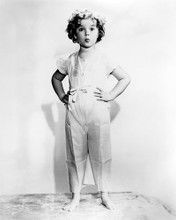 Shirley Temple sits with baby rabbitt Our Little Girl movie 8x10 photo 