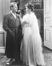 This is an image of 171608 Spencer Tracy & Katharine Hepburn Photograph & Poster