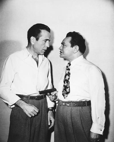 This is an image of 172272 Humphrey Bogart & Edward G Robinson Photograph & Poster
