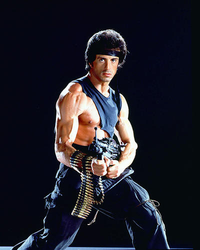 This is an image of 253908 Sylvester Stallone Photograph & Poster