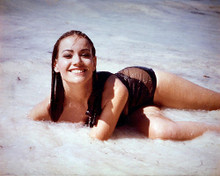 This is an image of 281074 Claudine Auger Photograph & Poster
