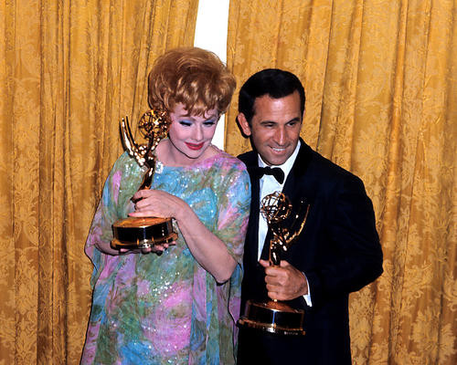 This is an image of 282785 Don Adams and Lucille Ball Photograph & Poster